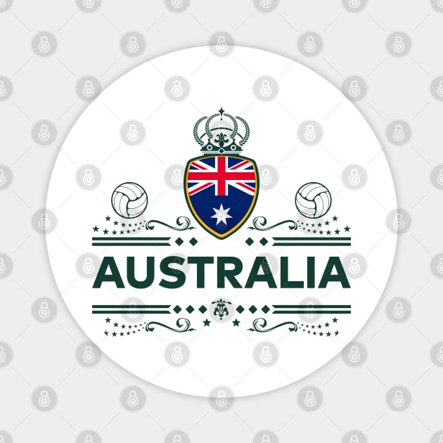 AUSTRALIA FOOTBALL | Vintage Edition Magnet by VISUALUV